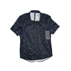 Lululemon Airing Easy Mens Button Front Short Sleeve Size Medium NWT